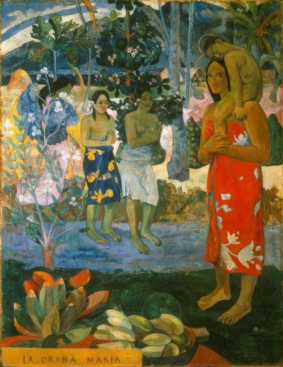 メアリーの雨です 作： Paul Gauguin